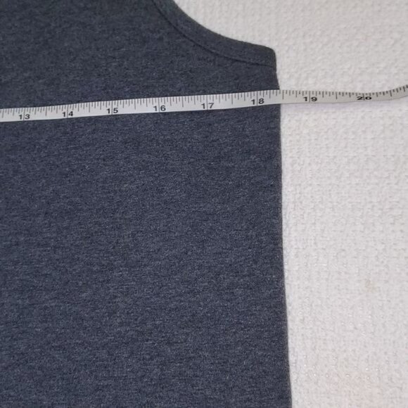 Rise Embroidered Logo Sz. M Grey Tank Top - Picture 8 of 8
